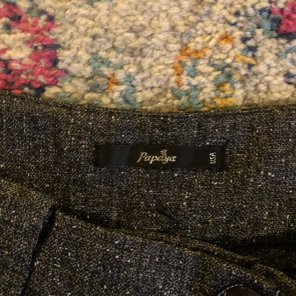 gray papaya women’s dress shorts size large - Picture 2 of 3